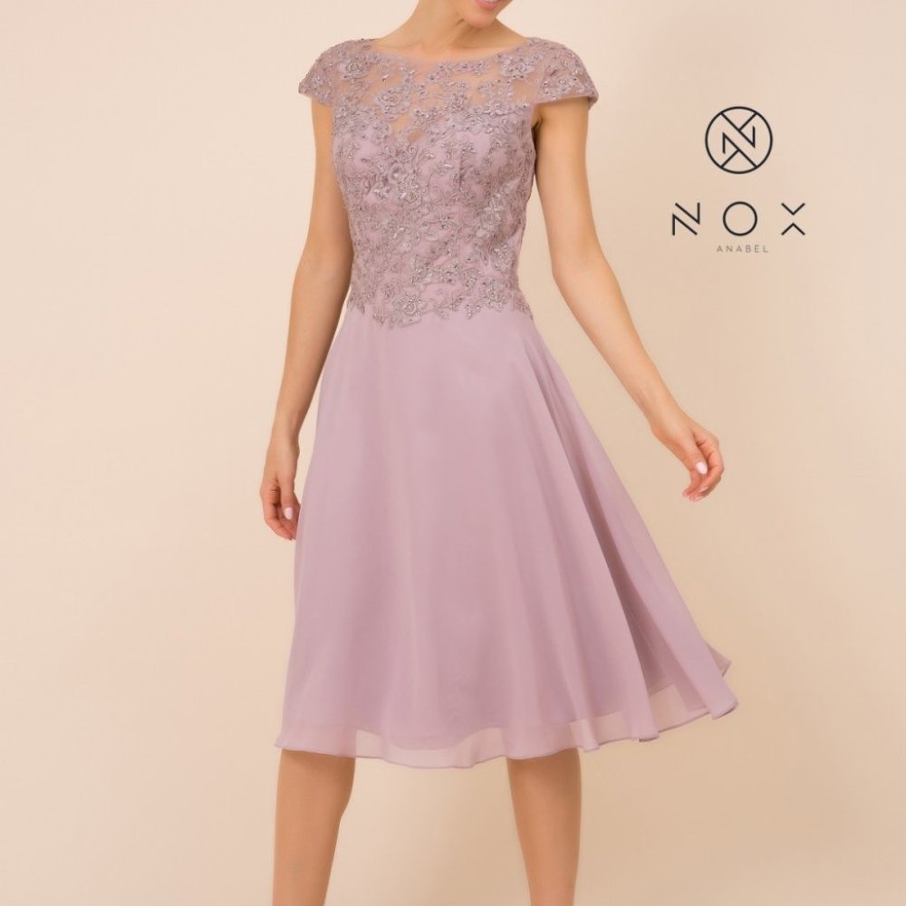 Illusion Neck Sheath Shape Evening Dress NXB517